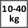 10 - 40 kg